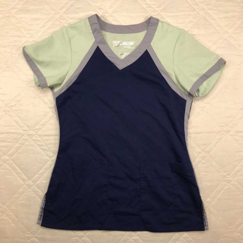 Grey's Anatomy by Barco blue scrub top size‎ XS